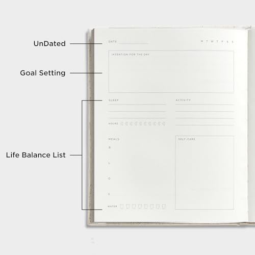 &And Per Se ⩓ Per Se Wellness Journal-Self Care & Daily Journal for Personal Health Goals, Sleep & Diet Tracking, Mindfulness & Reflection-Undated Wellness Planner for Women & Men (Forest Green) - Image 3