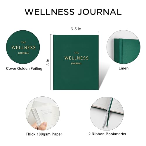 &And Per Se ⩓ Per Se Wellness Journal-Self Care & Daily Journal for Personal Health Goals, Sleep & Diet Tracking, Mindfulness & Reflection-Undated Wellness Planner for Women & Men (Forest Green) - Image 2