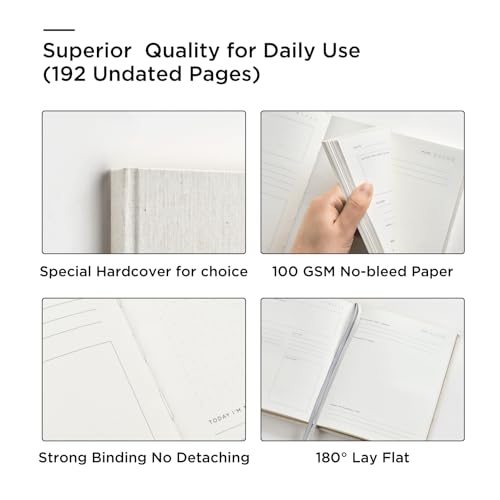 &And Per Se ⩓ Per Se Wellness Journal-Self Care & Daily Journal for Personal Health Goals, Sleep & Diet Tracking, Mindfulness & Reflection-Undated Wellness Planner for Women & Men (Forest Green) - Image 5
