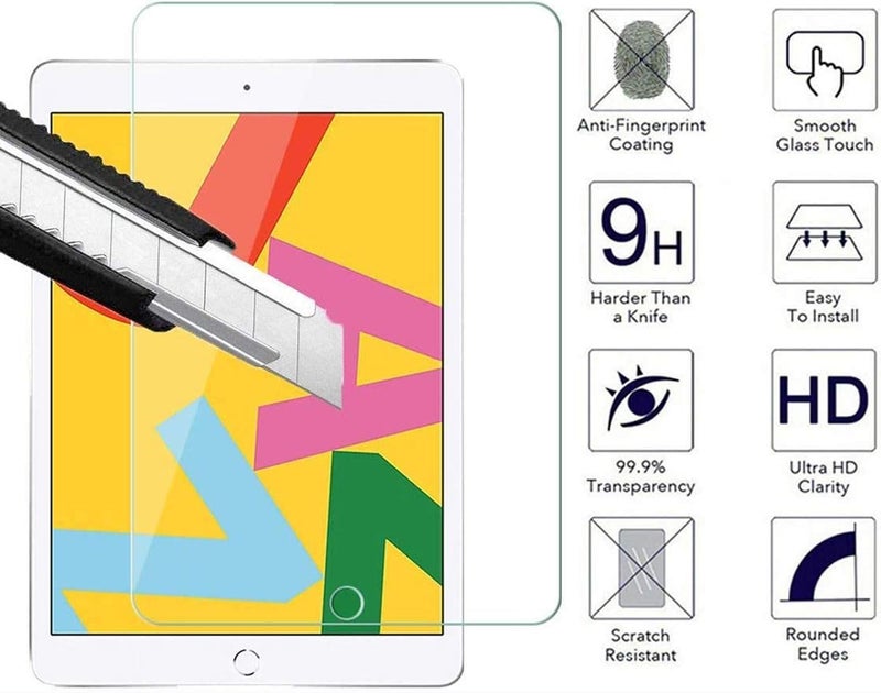 Vertus Premium Tempered Glass Full Screen Protector for iPad 10.2 inch 9th Gen 2021 / 8th Gen 2020 / 7th Gen 2019 - Image 3