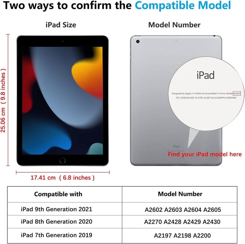 Vertus Premium Tempered Glass Full Screen Protector for iPad 10.2 inch 9th Gen 2021 / 8th Gen 2020 / 7th Gen 2019 - Image 2