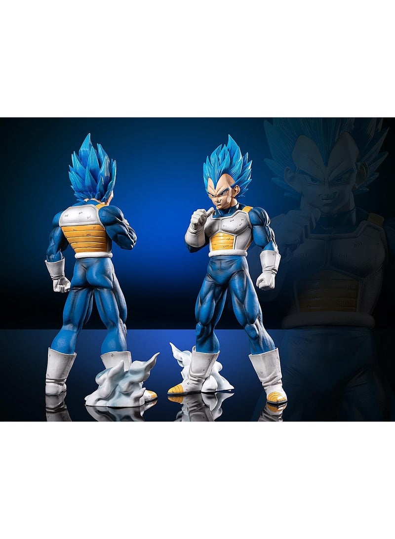 general Vegeta Statue Statue DBZ Super Saiyan Blue Series Birthday Gift PVC 11 inch - Image 2