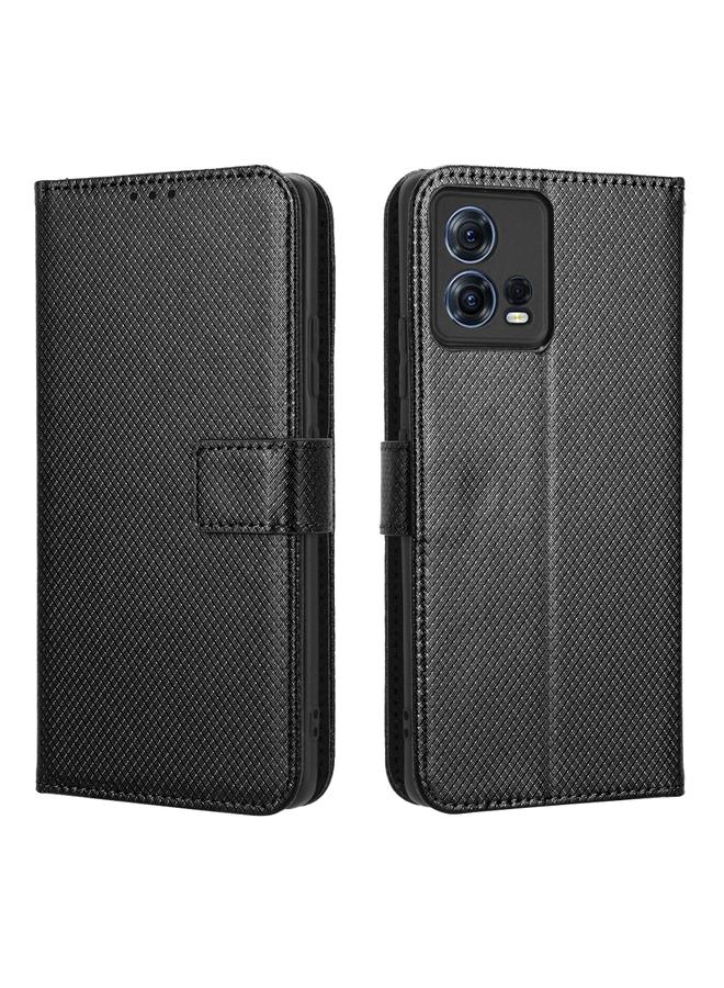 اس-توب جراب لهاتف Motorola Moto S30 Pro 5G جراب هاتف جلدي بنسيج ماسي - Image 2