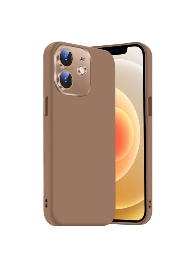 S-TOP Case For iPhone 12 Nano Lens Cover Liquid Silicone Phone Case - Image 1