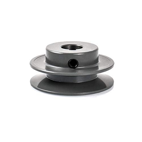 QWORK Single Groove Web Sheaves, 2-1/2"OD 5/8"Bore V-Belt Sheave for V-Belt - Image 2