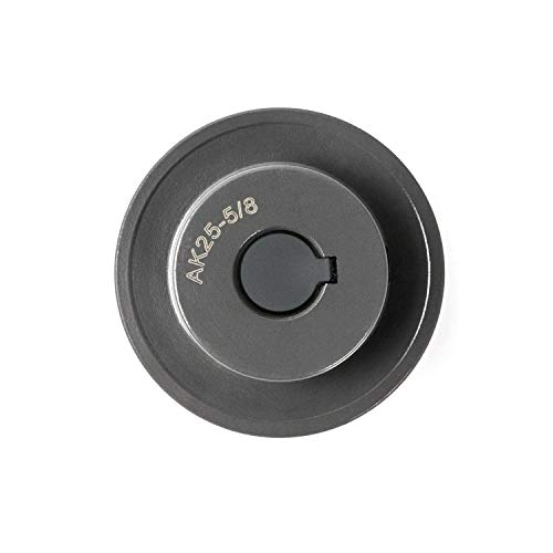 QWORK Single Groove Web Sheaves, 2-1/2"OD 5/8"Bore V-Belt Sheave for V-Belt - Image 5