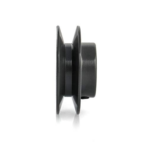 QWORK Single Groove Web Sheaves, 2-1/2"OD 5/8"Bore V-Belt Sheave for V-Belt - Image 4