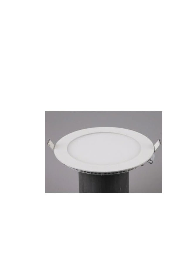 جلوير جلوير لوح إضاءة LED نحيف، 18 واط، دائري، ضوء النهار، أبيض  - Image 4