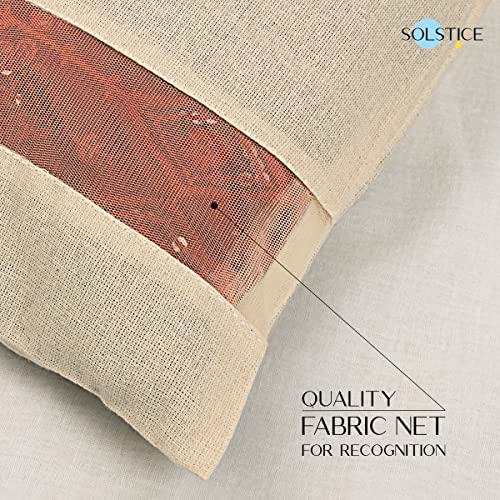SOLSTICE Cotton Saree Cover/Saree Bags/Clothes Covers (Set of 24) big size of 16 x 14 (inches) for Clothes Storage bag, Travelling, Wardrobe Organizer with Mesh/Window (24),Off-White - Image 4