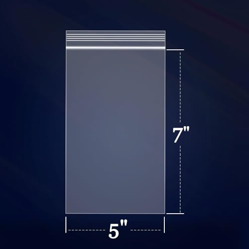 ProKart (Pack of 50) Multipurpose Storage Zip Lock Pouch | Jewellery Pouch for Storage | Transparent Ziplock Pouches For Fridge Storage, Cosmetic & Jewellery Organizer (5"X 7") (50 Ziplock Pouch) - Image 2