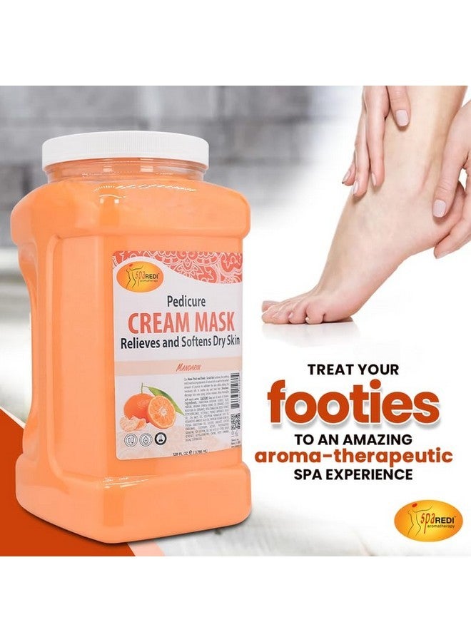 سبا ريدي - قناع كريم للجسم والقدم، باليوسفي، 128 أونصة - تدليك باديكير للأقدام والجسم المتعبين، مرطب، بشرة منتعشة - غني بحمض الهيالورونيك والأحماض الأمينية والبانثينول ومستخلص السمفيتون - Image 4