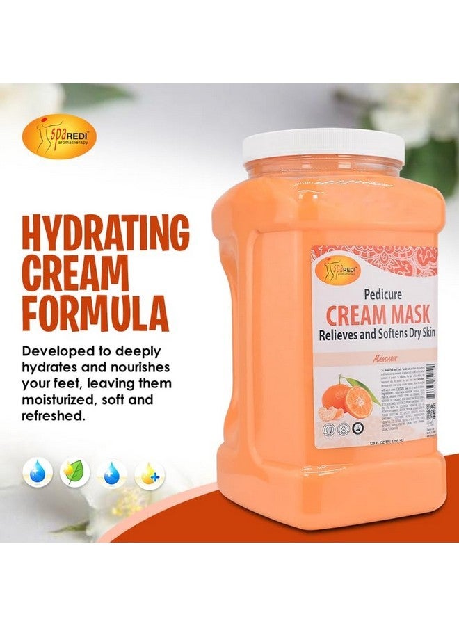 سبا ريدي - قناع كريم للجسم والقدم، باليوسفي، 128 أونصة - تدليك باديكير للأقدام والجسم المتعبين، مرطب، بشرة منتعشة - غني بحمض الهيالورونيك والأحماض الأمينية والبانثينول ومستخلص السمفيتون - Image 5