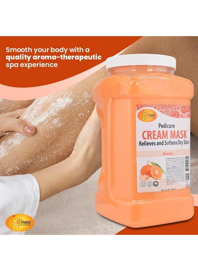 سبا ريدي - قناع كريم للجسم والقدم، باليوسفي، 128 أونصة - تدليك باديكير للأقدام والجسم المتعبين، مرطب، بشرة منتعشة - غني بحمض الهيالورونيك والأحماض الأمينية والبانثينول ومستخلص السمفيتون - Image 3