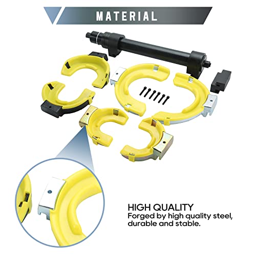 ATPEAM Macpherson Strut Spring Compressor Kit Universal Interchangeable Fork Coil Extractor Tool Set - Image 4