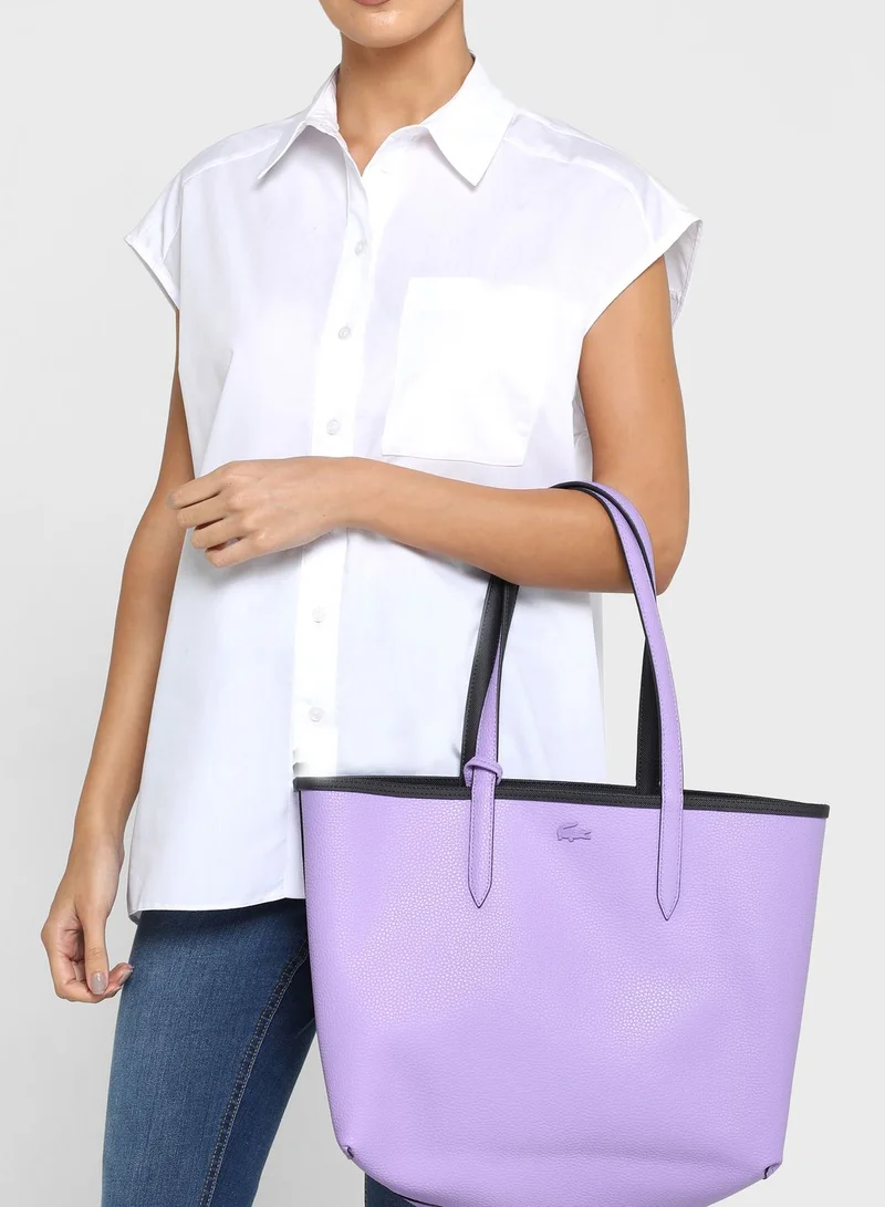 LACOSTE Reversible Bicolour Tote Bag