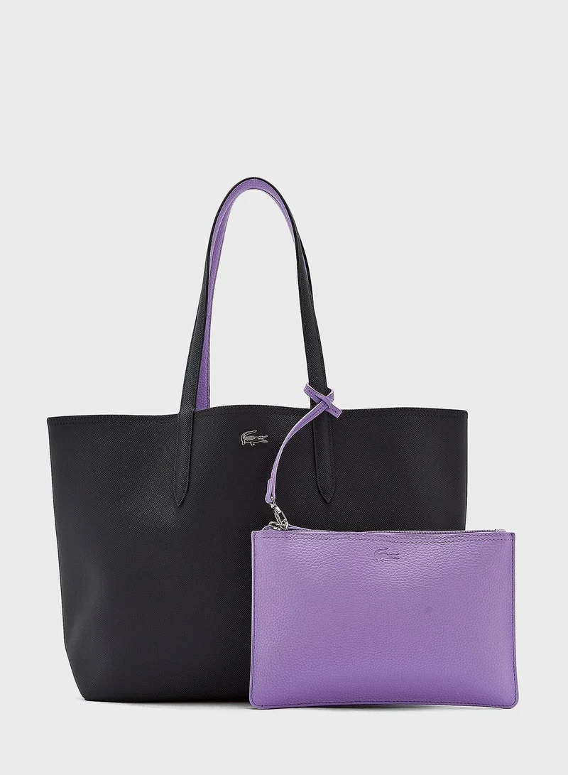LACOSTE Reversible Bicolour Tote Bag