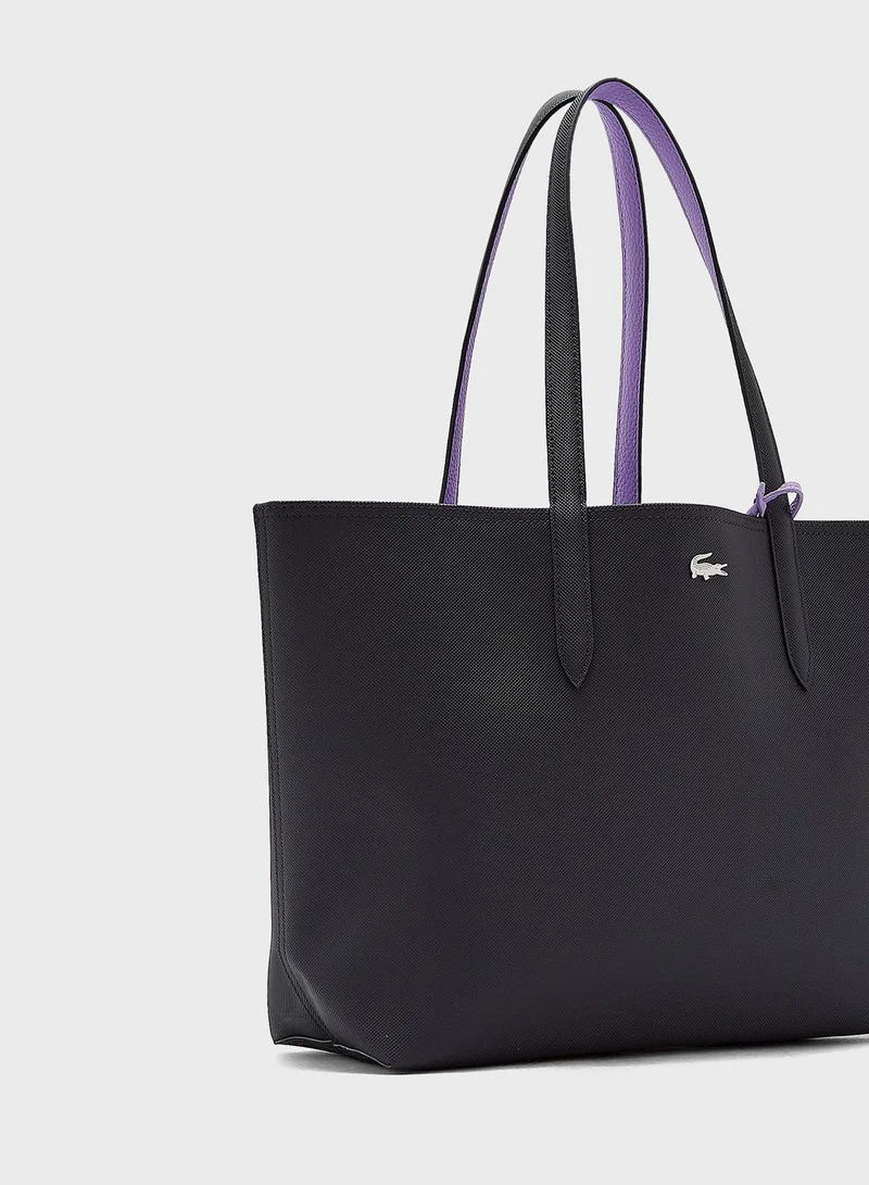 LACOSTE Reversible Bicolour Tote Bag