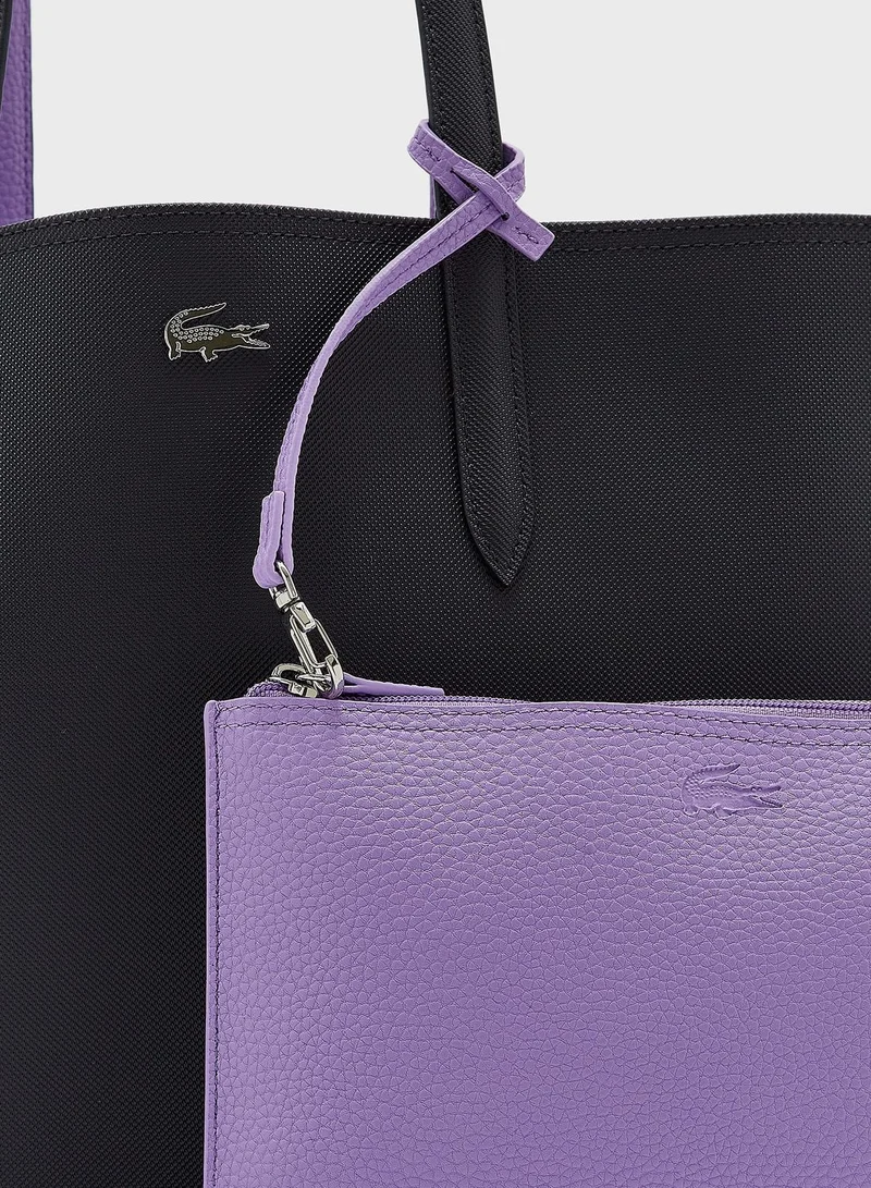 LACOSTE Reversible Bicolour Tote Bag