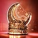 FUNPOLA 3D DIY Puzzle Moon City Model LED 3D Wood Puzzle 3D Wooden Puzzles for Adults Home Dcor Gifts for Kids and Adults Brown - Image 2