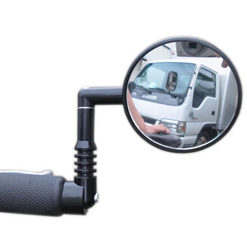 Mirrycle MTB Bar End Mountain Bicycle Mirror, Black - Image 4