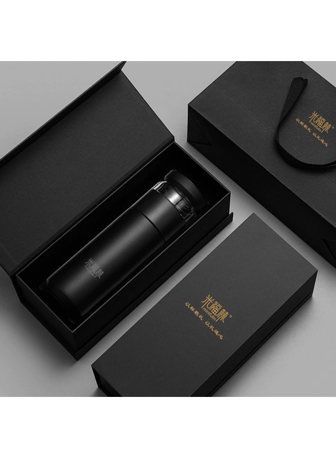 New Insulated Cup For Men And Women, High-end Gift Box Tea Cup, Company Gift, Customizable Without Logo Engraved Water Cup