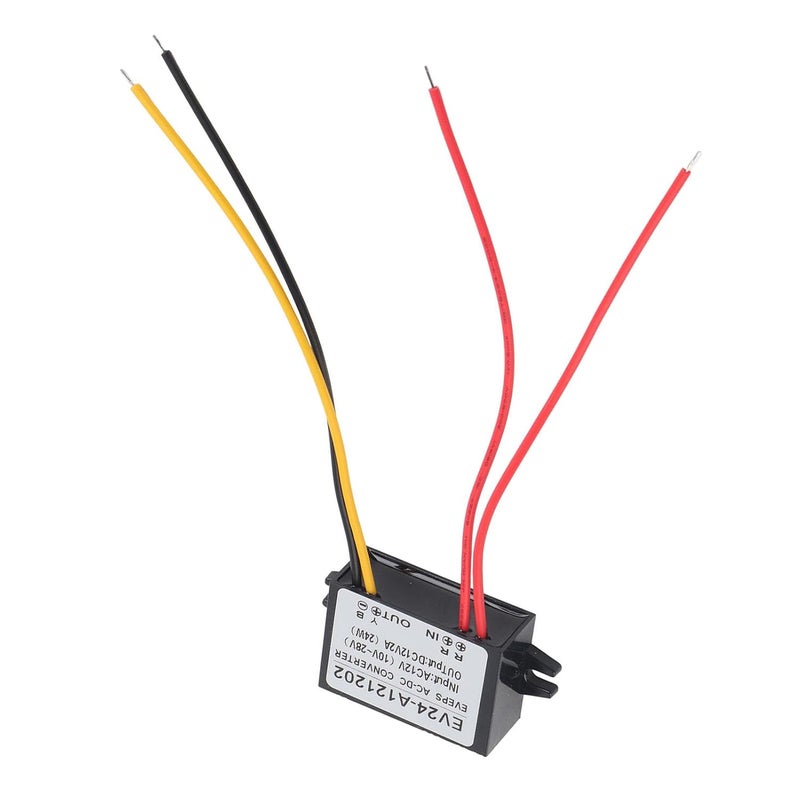 محول 2A من تيار متردد 10-28V إلى تيار مستمر 12V، IP67 محول خفض جهد تيار مستمر 12V مع 4 كابلات، محولات خفض جهد SMD مدمجة للمحرك، المضخة، جهاز التوجيه، كاميرا المراقبة، قطعة واحدة - Image 5