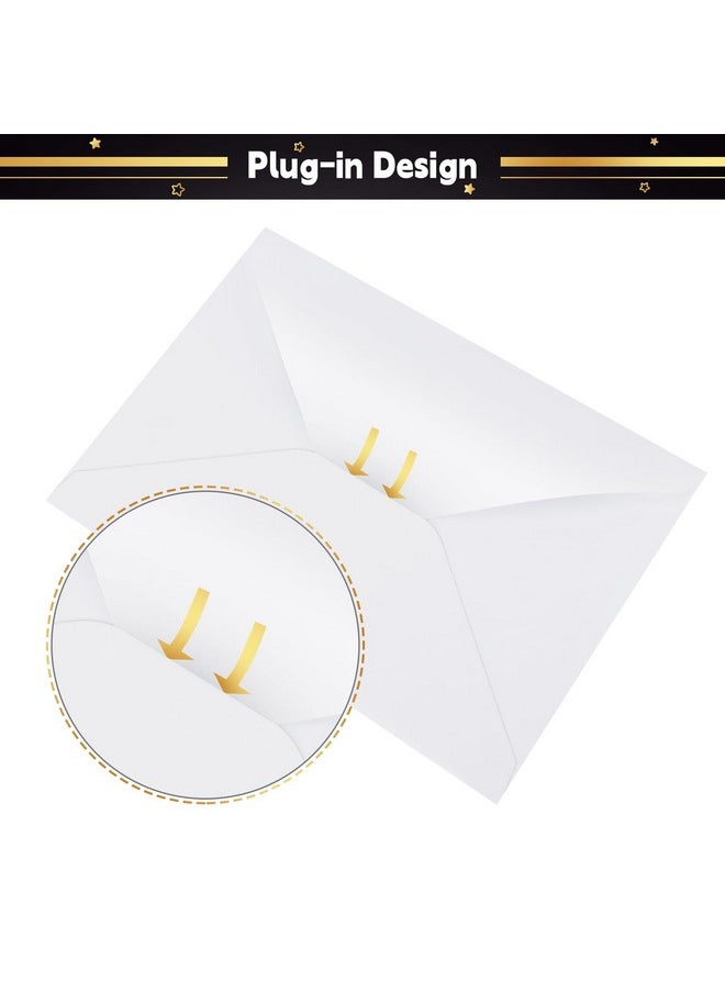 Fighting to Achieve Fighting to Achieve 36 Packs 3D Graduation Cards 2024 with Envelopes, Black and Gold Grad Card-DIY Congrats Grad Card for College & High School Party  - Image 5