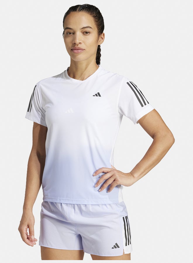 Adidas Own the Run CLIMACOOL Colorblock T-Shirt - Image 1