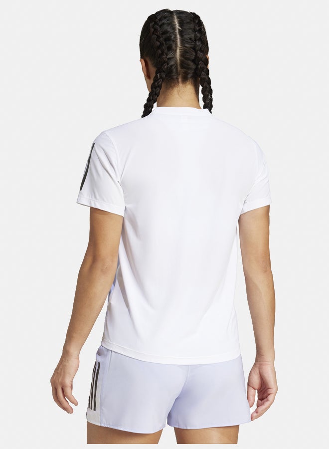 Adidas Own the Run CLIMACOOL Colorblock T-Shirt - Image 4