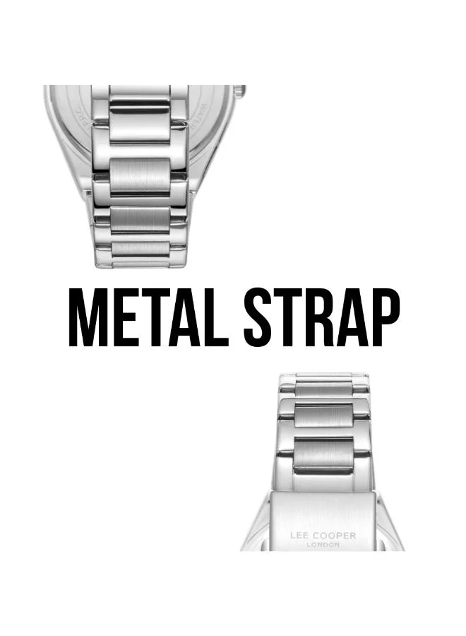 Lee Cooper Men's Metal Analog Watch LC08262.390 - 40 mm