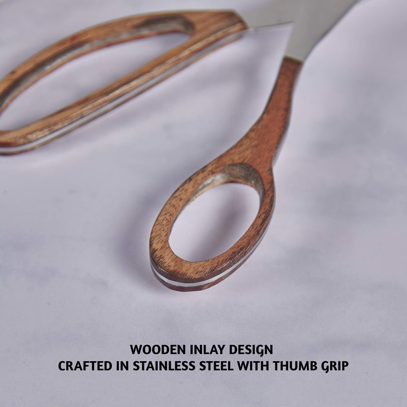 Folkulture Folkulture Tongs for Cooking, Kitchen Tongs, Salad Tongs for Serving, Stainless Steel Tongs, 11.5' Grill Tongs or Cooking Tongs, Heat Resistant Metal Tongs, Serving Tongs, Wooden Tongs, Grilling Tongs  - Image 4