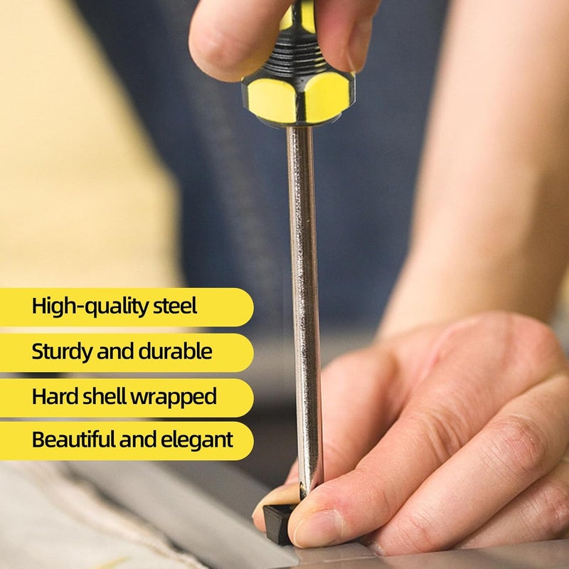 Favarey 11-Piece Household Tool Set with Portable Toolbox, Includes Pliers, Screwdrivers, Utility Knife & Hand Tools for Home Repair and Maintenance - Image 4