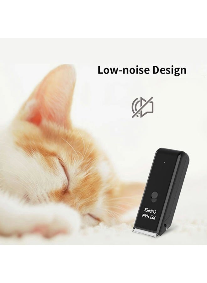 Grimgrow Dog Cat Home Hair Waterproof Clipper Portable Electric USB Rechargeable Pet Grooming Tools Low Noise Shaver Cordless Trimmer for Small and Large Pets - Image 2
