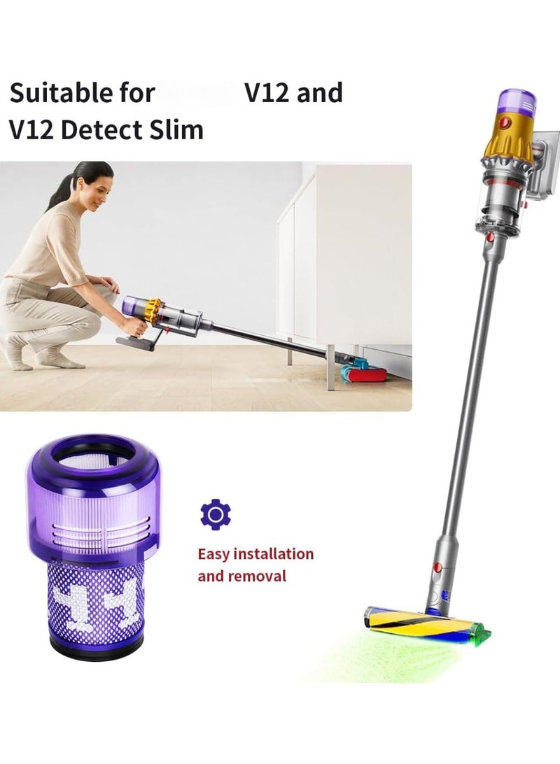 M.A&F's Filter Replacement for Dyson V12 Detect Slim Cordless Vacuum and V12 Slim Vacuums, Compare to Part 971 - Image 5
