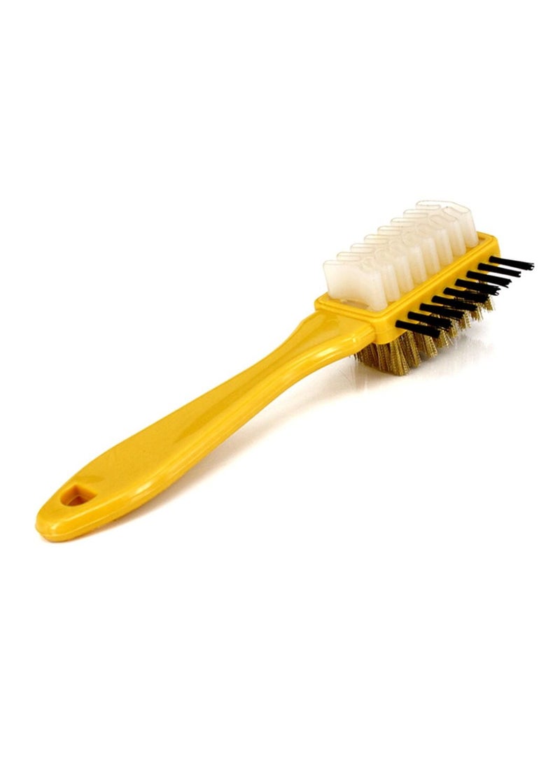 3-Side Multi-Purpose Shoe Brush for Suede Matte Leather - Image 1
