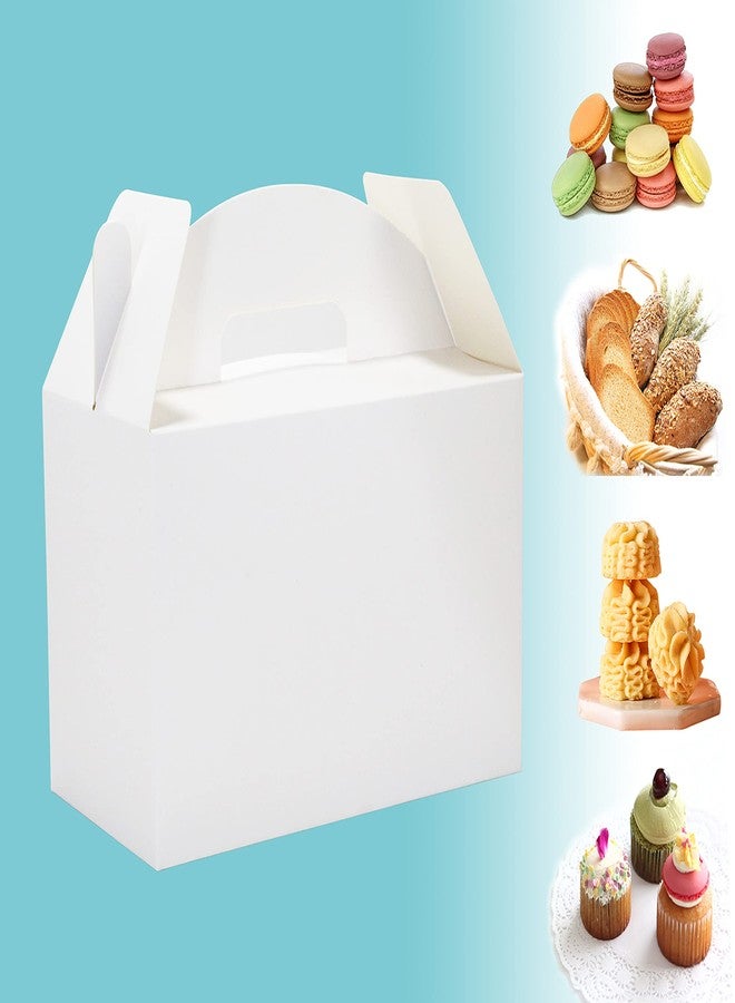 HUAPRINT 30 Pack White Gift Boxes,9.45x5x5 inches Treat Gable Box For Party Favor Goodie Birthday Baby Shower Wedding Christmas - Image 4
