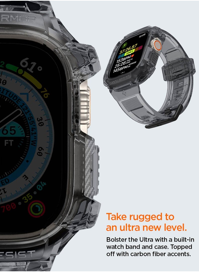 Spigen - غطاء حماية Rugged Armor Pro لساعة Apple Watch Ultra مقاس 49 ملم مع حزام - كريستال فضائي - Image 1