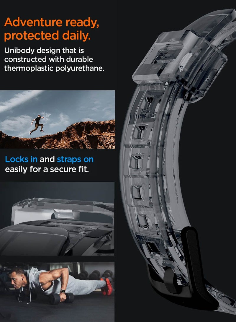 Spigen غطاء حماية Rugged Armor Pro لساعة Apple Watch Ultra مقاس 49 ملم مع حزام - كريستال فضائي - Image 5