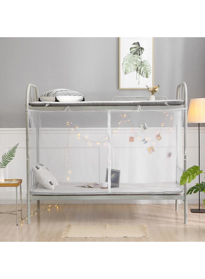 Bluejw Student Dormitory Zipper Mosquito Net Dust Top 0.9m Upper And Lower Bunk Bedroom 1m Single Double Bed 1.2 Household 1.5 Meters - Image 1