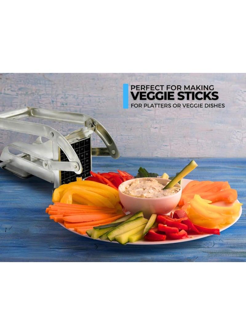 Denx French Fry Potato Cutter Stainless Steel 2 Blade  - Image 5