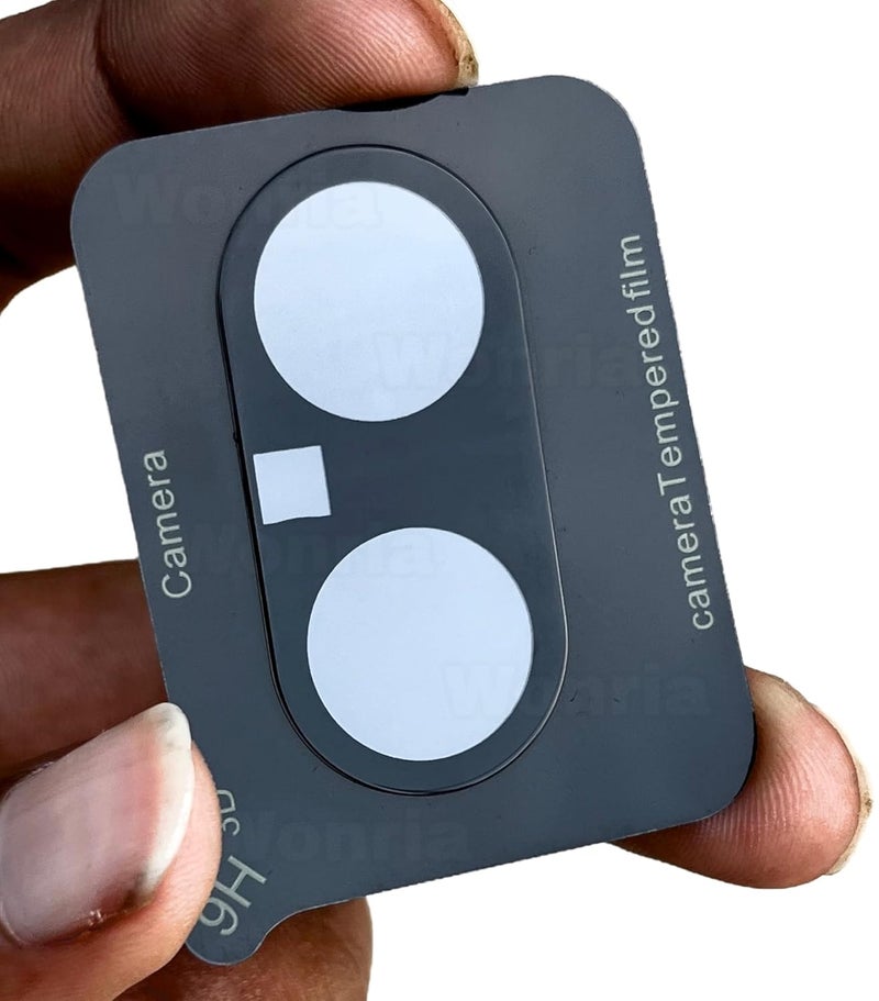 WonRia ® Pack 1- Back Camera Lens Protector for Vivo T4 Pro 5G Camera Glass Protector Guard [3D Premium] - Black - Image 1