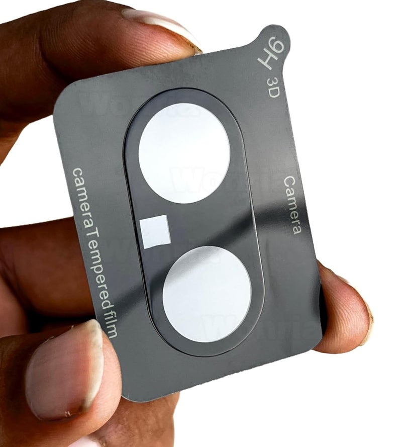 WonRia ® Pack 1- Back Camera Lens Protector for Vivo T4 Pro 5G Camera Glass Protector Guard [3D Premium] - Black - Image 2