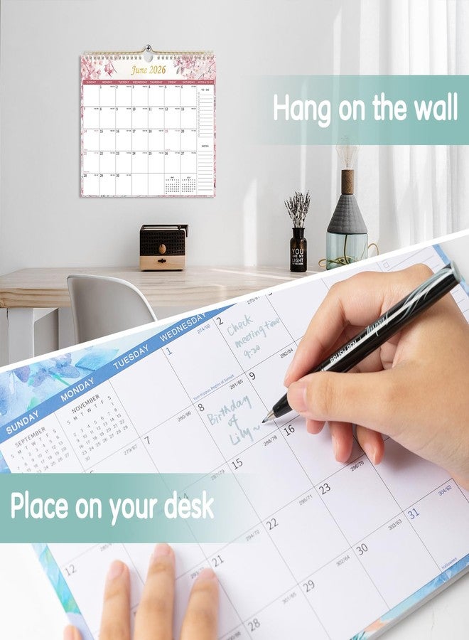 deli Calendar 2025-2026, Use Now to December 2026, 18 Months Calendar 11" x 8.5" Wall Calendar with Stickers, Calendar Planner for Home, Office, Classroom - Image 4