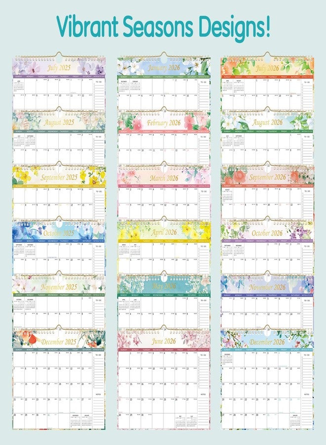 deli Calendar 2025-2026, Use Now to December 2026, 18 Months Calendar 11" x 8.5" Wall Calendar with Stickers, Calendar Planner for Home, Office, Classroom - Image 5