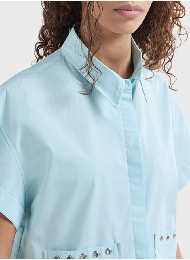 FAV - Drop Shoulder Pocket Detail Shirt - Image 1
