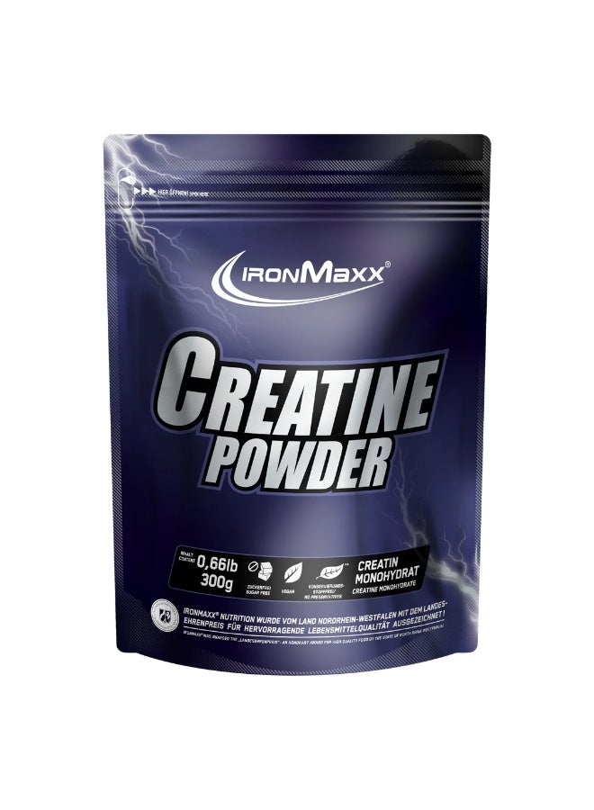 IronMaxx Creatine Powder | 300g Bag | Neutral Flavour - Image 1