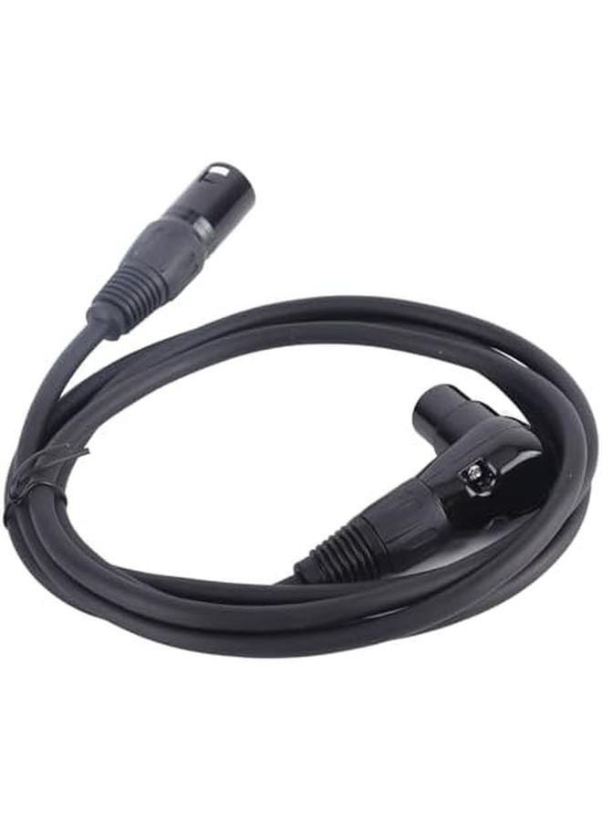 90 Degrees XLR Female To Male Microphone Cable PVC Flexible 1 8m 6ft - Image 2