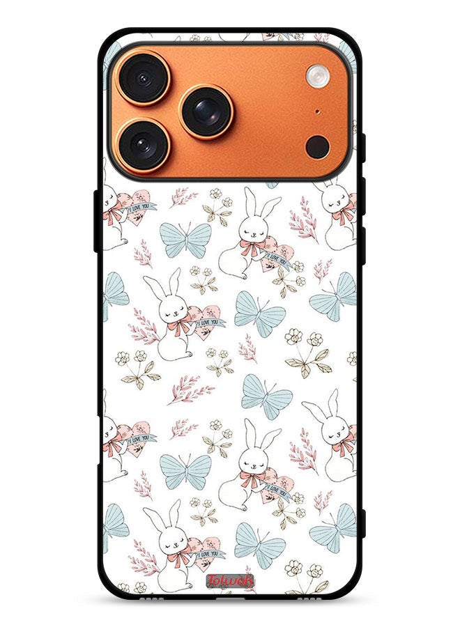 Tolwak Apple iPhone 17 Pro Max Protective Case Cover Rabbit And Butterflies - Image 1