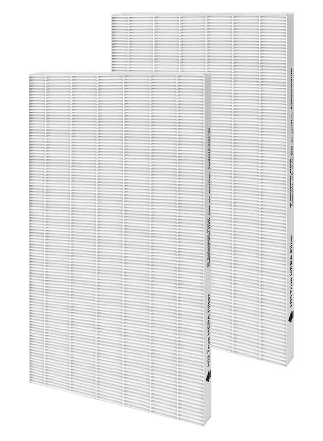 BesReyDa 2 Pack D360 True HEPA Replacement Filter, Compatible with Winix D360 Air Purifier, Part Number 1712-0101-02, 3 True HEPA Filter Only (2 Pack HEPA) - Image 1