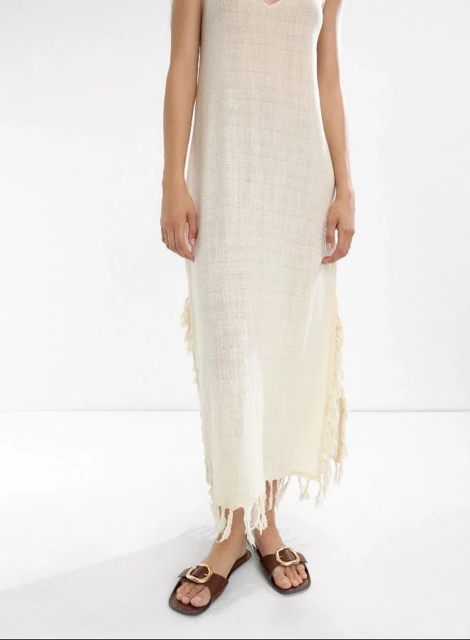 بارفوا صندل مسطح مع مشبك